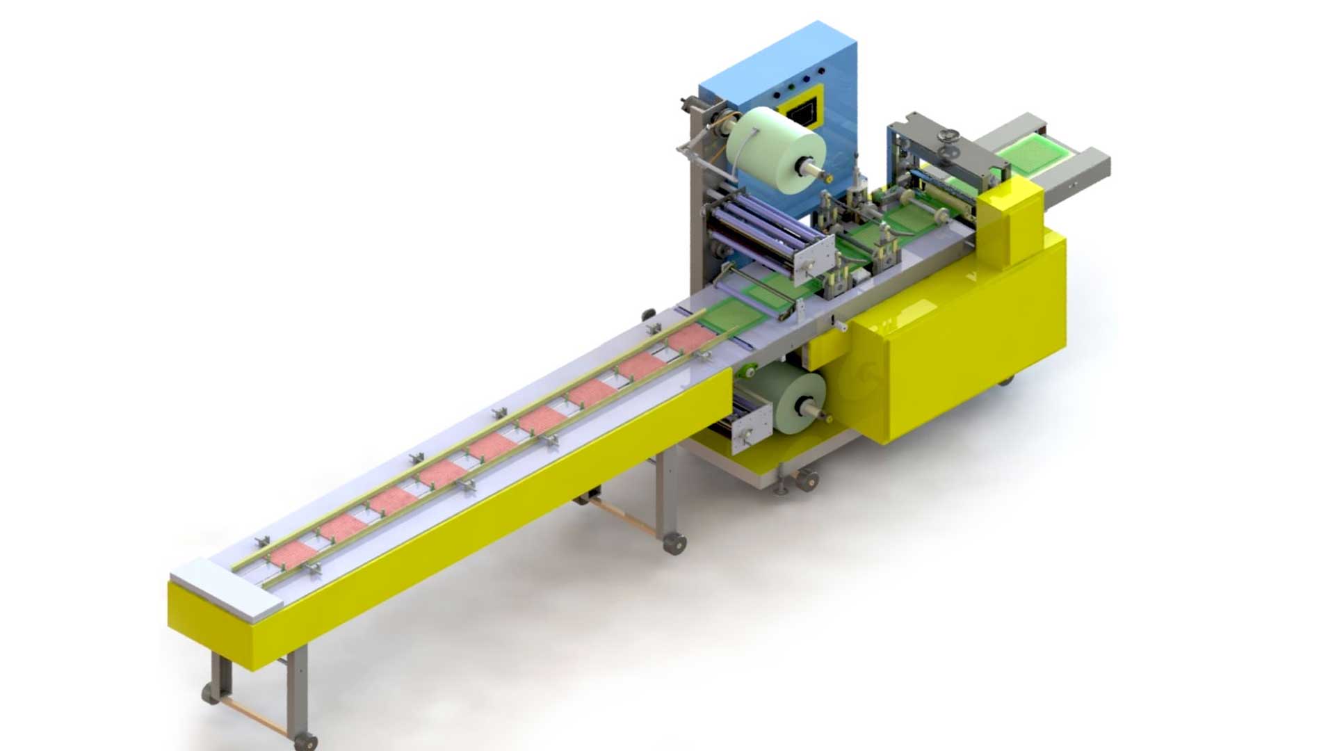 Four Side Sealing Wrapping Machine